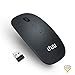UHURU Wireless Mouse Portable Rechargeable and Silent Click with 3 DPI for Notebook, Pc, MAC Laptop Computer - New & Improved Version [Black]