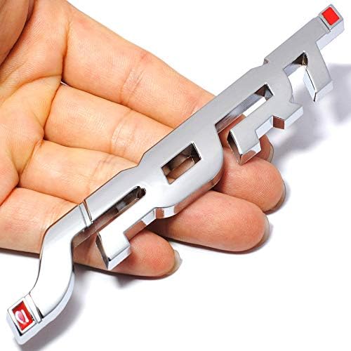 3D Metal Car Trunk Racing SPORT Emblem Badge Decal Sticker 1pc(Sport A Silver)