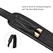 Marmot Rifle Sling Comfortable Durable Silica Gel Padding Leather - Nylon QD Clip Gun Sling for Hunting Shooting Gun Rifle AR 15