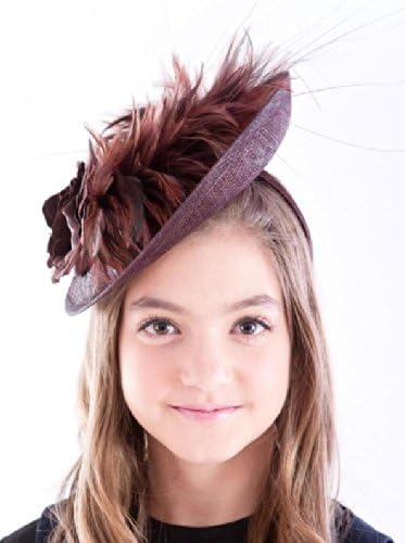 Bella Couture Fashion Women's Luxury Hat Sinamay Petite Fascinator The Pippa