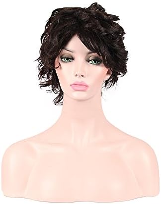 Wig Queen Human Hair Wig Cut Short Brazilian Natural Color Natural Body Wave With Baby Hair Glueless Natural Hairline Bleached Knot Wig For Women