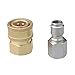 DUSICHIN DUS-238 3/8 Inch Quick Connect Fittings for High Pressure Washer Hose