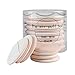 Leoy88 7pcs Air Powder Puff for Makeup (Beige)