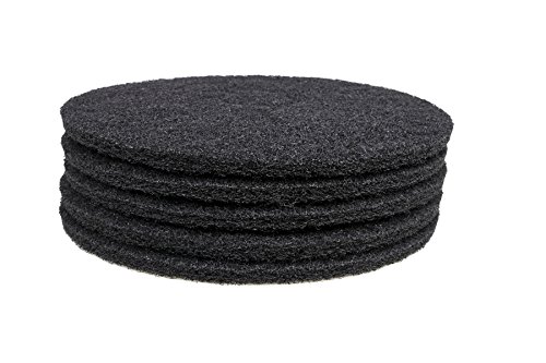UltraSource Floor Stripping Pad, 17", Black (Pack of 5) - Thumbnail 2
