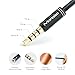 Headset Mic Adapter Headphone Y Splitter 3.5mm Male to 2 Female Audio Jack Splitter Cable with Separate Headphone/Microphone Plugs for PS4, Gaming Headset, Xbox One, PC, Notebook, Smartphone, Tablet