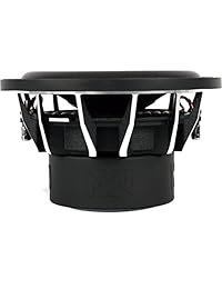 NVX 10 pulgadas Verdadero de 750 vatios RMS 1500 vatios Pico de grado profesional doble 4 ohmios Subwoofer para automóvil Cesta tridimensional de aluminio fundido a presión [VCW104]