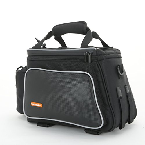 Onway Waterproof Nylon Cycling Bicycle Bike Rack Bag Seat Cargo Bag Rear Pack Trunk Pannier Backseat Bag Outdoor with Bottle Case