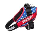 Julius-K9 IDC-Power Harness with Illuminated Velcro Patches, Ameri-Canis, Size: 0/58-76 cm/23-30