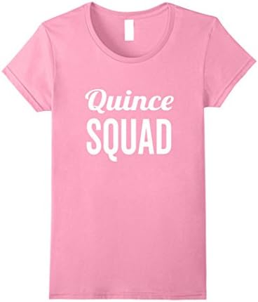 Womens Quinceanera t-shirt Quince Squad 15th birthday girls tee XL Pink
