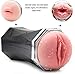 Male Masturbator Sexymate Double Ended Pocket Pussy Metal Realistic Vigina Male Masturbators Tunnel Travel Masturbator Realistic Sexy Blonde Pussy Molded (Vibrating Male Masturbator)
