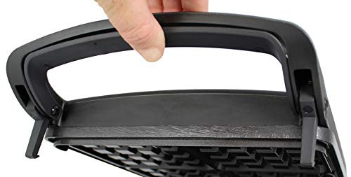 Chef’sChoice 854 Classic WafflePro Nonstick Waffle Maker Features Taste and Texture Select Option with Temperature Control Make Delicious Waffles for Breakfast Lunch or Dinner, 4-Square, Black