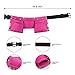 Kids Tool Belt, Monocho Kids Construction Tool Belt Real Suede Leather Children's Tool Pouch with 7 Pockets for Boy and Girl Costumes Dress Up Role Play Adjustable Size for Ages 2-14 (Pink)