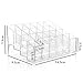 Hosaire Transparent Plastic Makeup Cosmetic Organizer , Lipstick Display Stand With 24 Grid