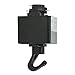 Direct-Lighting H System Track Adapter with Hook H870-BK (Black)