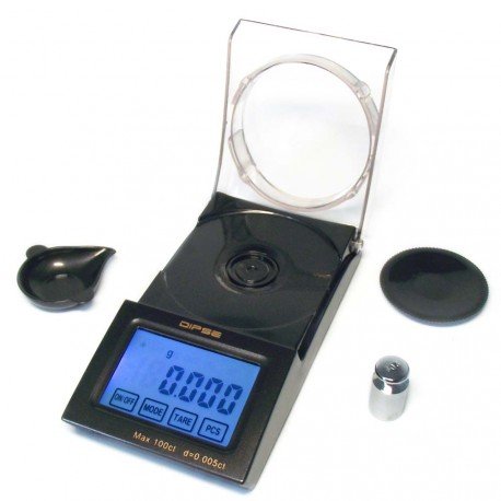 Dipse Remote Control - 20 Digital Precision Scales for Jewellers & laboratory 0,001 g) (0,005ct up to 20 g (100ct)