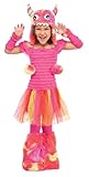 Fun World Costumes Baby Girl's Wild Child Toddler Costume, Pink, Small (24MO-2T)