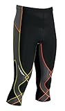 CW-X Insulator Stabilyx 3/4 Tights, Black/Yellow/Orange, Small