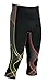 CW-X Insulator Stabilyx 3/4 Tights, Black/Yellow/Orange, Large