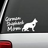 G1058 German Shepherd Mom Dog Breed Decal Sticker