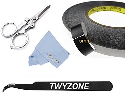 TWYZONE (5mm black) wide Sticker Double Side Adhesive Glue Tape Repair for macbook pro air retina lcd screen glass touch screen digitizer iPhone iPad Air Mini 2 ipad 2,Asus Tf300 Tf300t Tf600