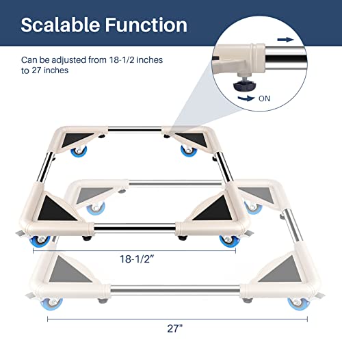 Appliance Wheels Rollers - Pack of 2 Furniture Movers with Wheels Ease 500  Lbs 