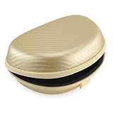 Geekria Headphone Case for Beats Solo2, Solo 2 Wireless, Solo2 Wired, Beats Solo 3 Headphones Hard Shell Carrying Case/UltraShell Headset Protective Travel Bag with Space for Cable, Parts (Gold)