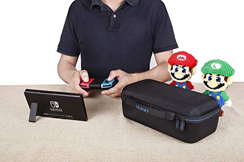 image for iAmer Case for Nintendo Switch, [Upgrade] Protective Travel Case for N