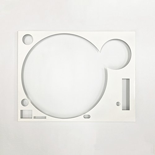 Made To Fit Technics White Face Plate for Technics SL-1200 / SL-1210 MK2 Turntables