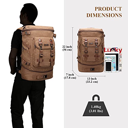 witzman canvas backpack