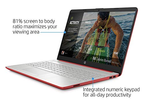 2021 Premium HP Laptop Computer, 15.6" HD Display,Intel Pentium Dual-core Gold 6405U 2.4 GHz, 8GB DDR4 RAM, 128GB SSD, HD Webcam, HDMI, Bluetooth, WiFi, Win10 S, 10+ Hours Battery, w/Marxsol Cables - Image 4