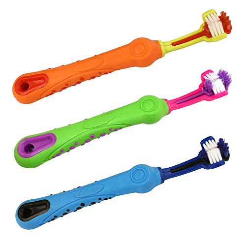 RosyLife Pet Dog Soft Toothbrush Dog Toothbrush Finger Toothbrush pet Toothbrush Small to Large Dogs (9 pcs-YGB) - Thumbnail 2
