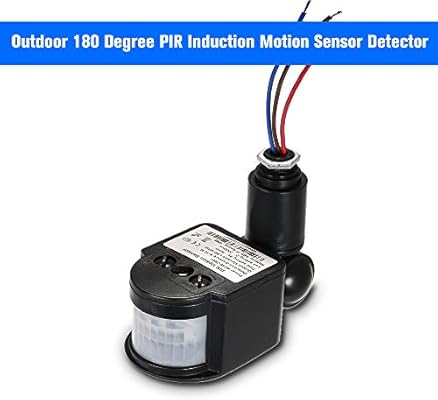 OWSOO Sensor de Movimiento PIR 180 Grados Detector ...