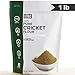 Cricket Flour, Keto Protein :: 15oz (≈1LB, 425g) :: 100% Pure Cricket Powder :: Keto Flour, Paleo Flour, Sustainable Food, Whole 30 Friendly, Gluten Free Flour : Lithic Cricket Flour
