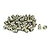 uxcell M5x14mm Interface Hex Socket Threaded Insert Nuts 50pcs for Wood Furniture