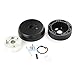 5 & 6 Hole Matte Black Hub Adapter Installation Kit For Aftermarket Steering Wheels