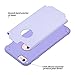 ULAK iPhone 6 Plus Case, iPhone 6S Plus Case,Thin Dual Layer Soft Silicone Skin Hard Back Cover Anti Scratches Bumper Protective Case for Apple iPhone 6 Plus/6S Plus 5.5 inch - Lavender