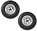 eCustomRim 2-Pack Trailer Tires On Galvanized Wheel Rims 18.5-8.5-8 215/60-8 Load C 5 Lug