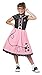Girls Pink 50s Sweetheart Costume Small (6-8)