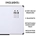 Quartet Whiteboard, Dry Erase Board, Magnetic, 2' x 3' White Board, Includes One Quartet Dry Erase Marker & Marker Tray, Euro Style Aluminum Frame (UKTE2436-ECR)