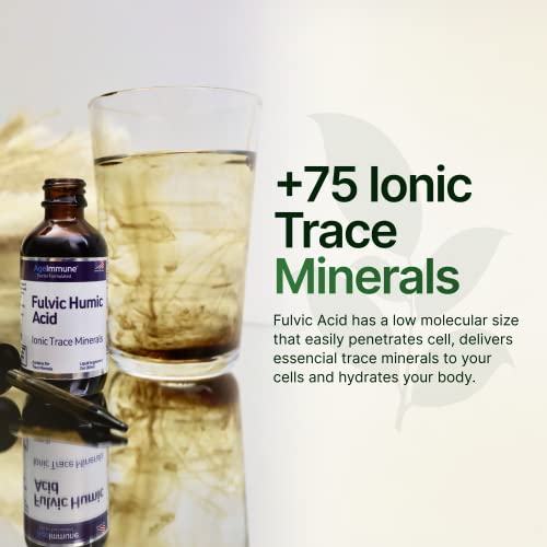 Fulvic Humic Acid Ionic Trace Minerals with Electrolytes Liquid