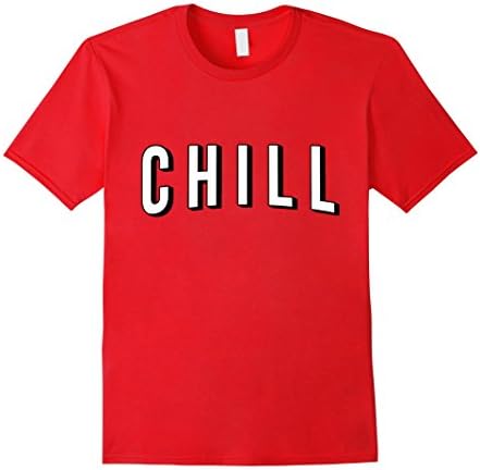 Mens Chill T-Shirt Small Red