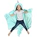 Brandream Kids Blanket Unicorn Girl Blanket Children Wearable Hooded Blankets, Mystical Horn, Magic Feather Pattern, Animal Soft Cozy Fleece Blanket
