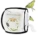 Insect & Butterfly Habitat / Village / Residence / Terrarium 12x12x12 inches; Easy Zip-Open Door; Collapsible for Storage