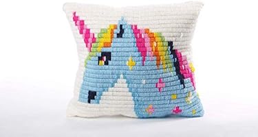 Sozo Diy Needlepoint Pillow Kit For Beginners Cross Stitch
