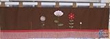 GEENNY Window Valance For Boutique Ladybug Flower 13 PCS Crib Bedding Set