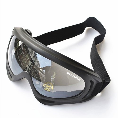 WOLFBIKE Mens Bike Bicycle Motorcycle Goggle Ski Snowmobile Eyewear Snow Sports Cycling Protective Safety Glasses Multi-color Available - Clear