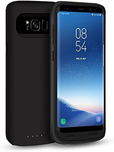 PATEKFLY Galaxy S8 Battery Case, Atomic Power 4500mAH Charging Battery Pack for Galaxy S8-Extended Backup Pack Juice Recharger Charger Power Bank Cover for Galaxy S8 [Quick Charge Compatible]