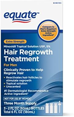 Equate Hair Regrowth Treatment For Men With Minoxidil 5 Extra