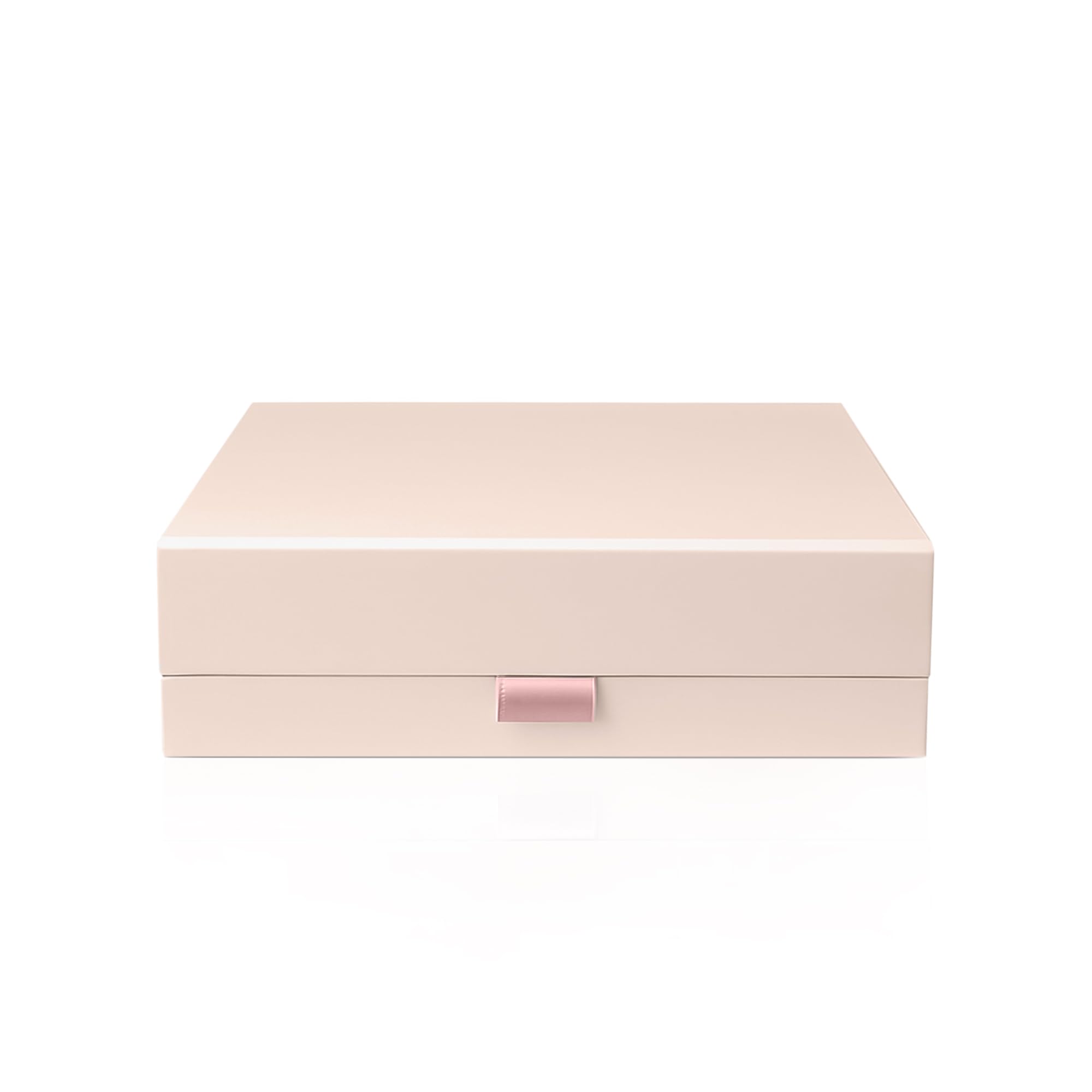 Thepaperbagstore 1 Light Pink Luxury Magnetic Gift Box - 14x12x5cm - Easy Assembly Magnetic Closure/Lid Proposal Boxes - Suitable for Weddings, Bridal Showers, and Gifts