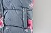 Kids Toddler Girls Floral Fleece Jacket Vest Coat Waistcoat Warm Winter Clothes Outwear (Gray, 3T)